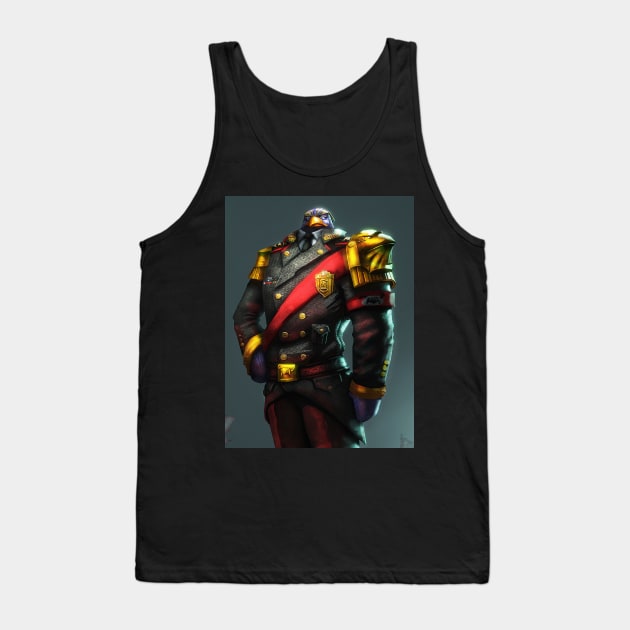 General Pingu Collection Tank Top by Beckley Art